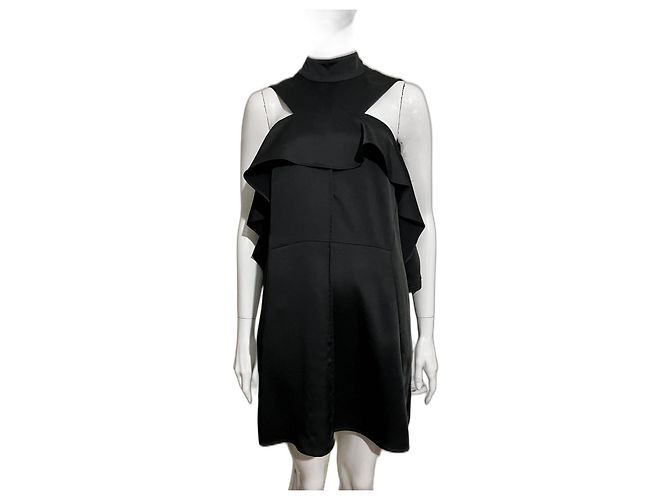 Self portrait Stunning Self-Portrait cape dress Black