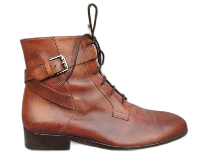 The Kooples p ankle boots 43 Light brown Leather  ref.1032917