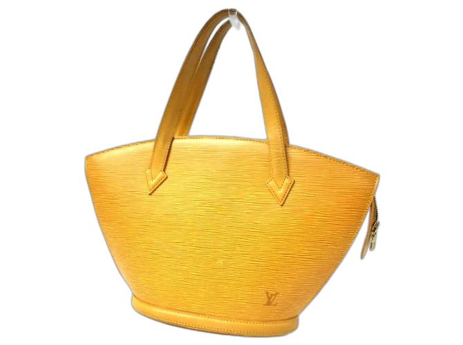 Bolsa Louis Vuitton Epi Roxo Amarelo