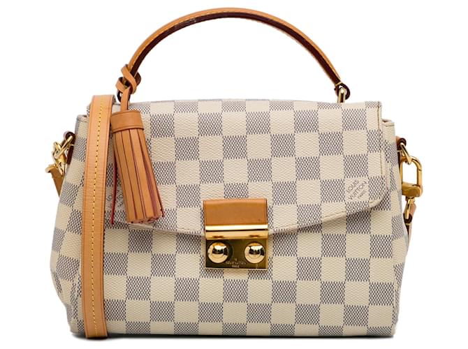 louis vuitton handbags white checkered