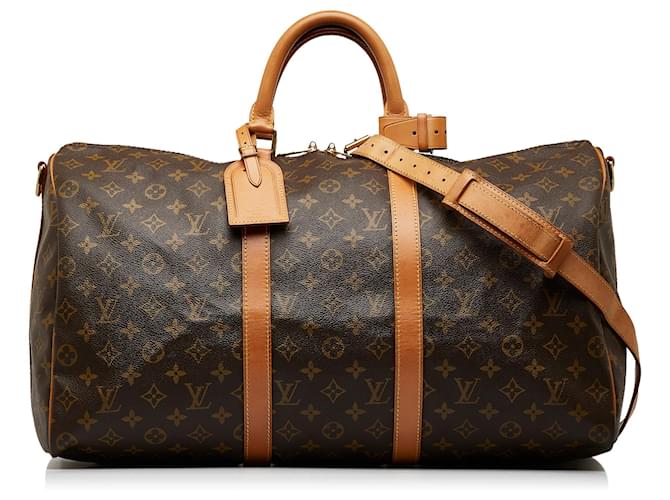 Louis Vuitton Keepall Bandouliere Vachetta Bag Strap