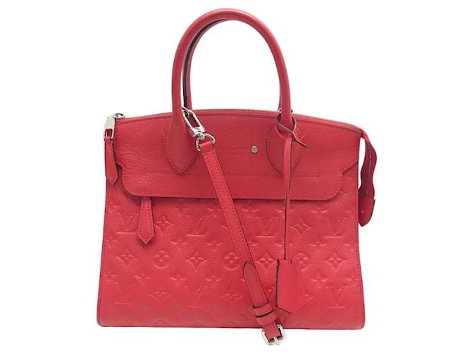 Louis Vuitton Segur with pink shoulder strap Brown Leather ref