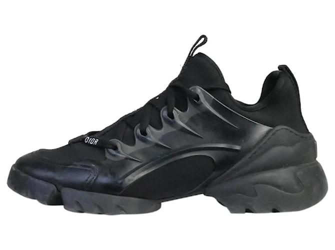 Christian Dior Black D-Connect sneakers size EU 38 Rubber ref
