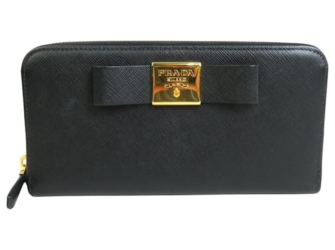 Prada Saffiano Black Leather  ref.1033465