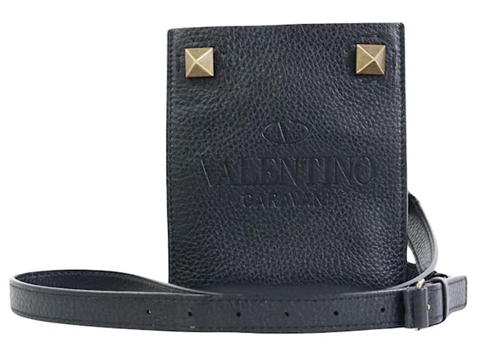 Valentino Garavani Black Leather  ref.1033578