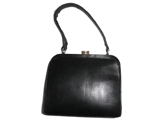 Autre Marque Handbags Black Exotic leather  ref.1033704