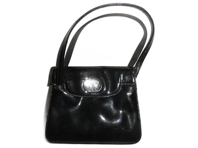 Charles Jourdan Handbags Black Varnish  ref.1033705