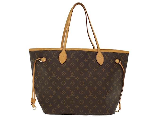 LOUIS VUITTON Monogramme Neverfull MM Tote Bag M40156 LV Auth fm2566 Toile  ref.1033754