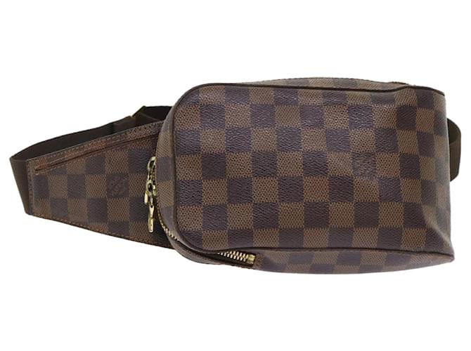 Brown Louis Vuitton Damier Ebene Geronimos Crossbody Bag