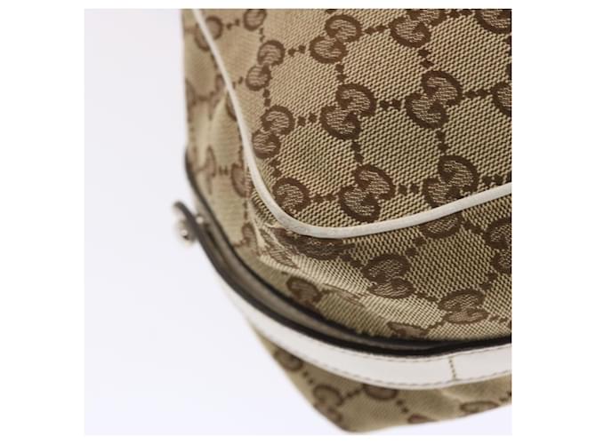 GUCCI GG Canvas Web Sherry Line Sac à bandoulière Beige Rouge Vert 232971 Auth bs7254  ref.1033806