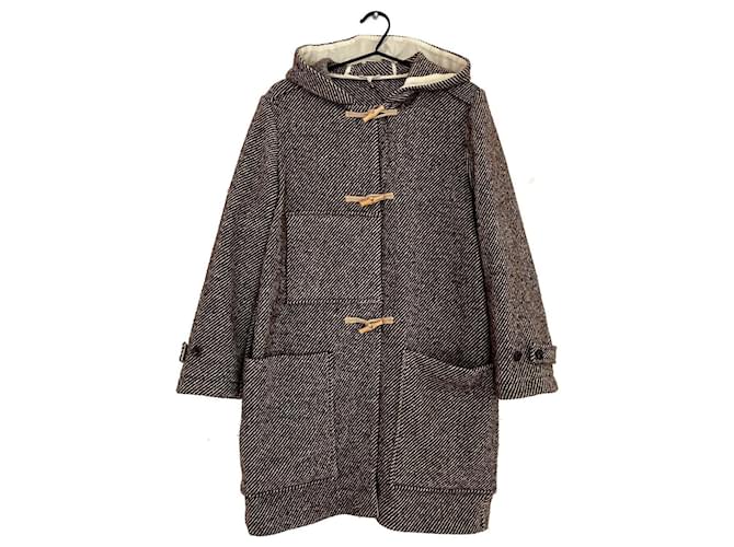 Soeur “Como” duffle coat Brown Wool  ref.1033994