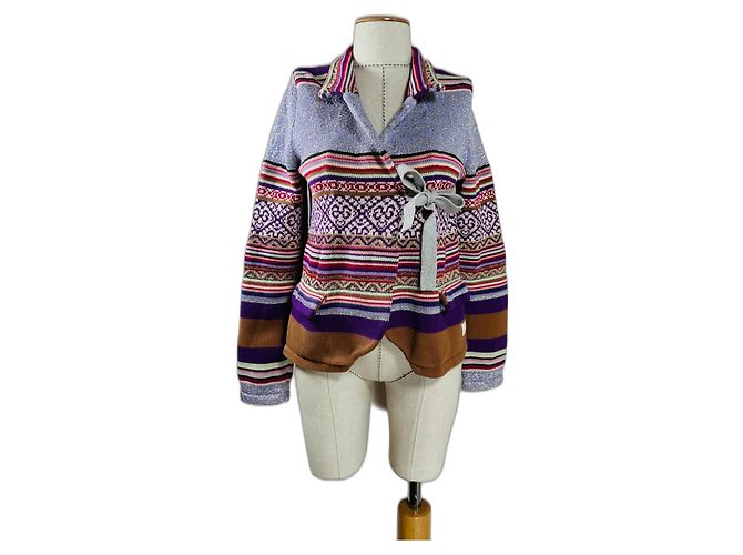 Strickjacke Odd Molly Mehrfarbig Baumwolle Mehrfarben