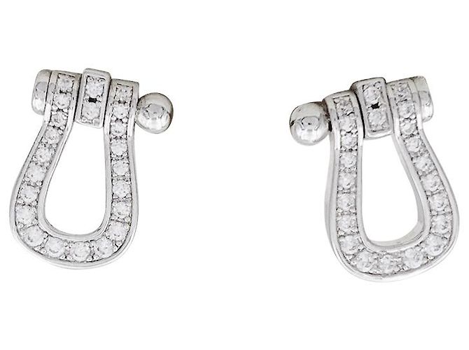 Orecchini Fred, "Forza 10", ORO BIANCO, Diamants.