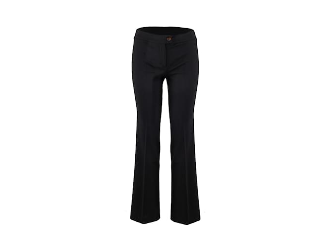 Pantalon ajusté noir Fendi  ref.1034010
