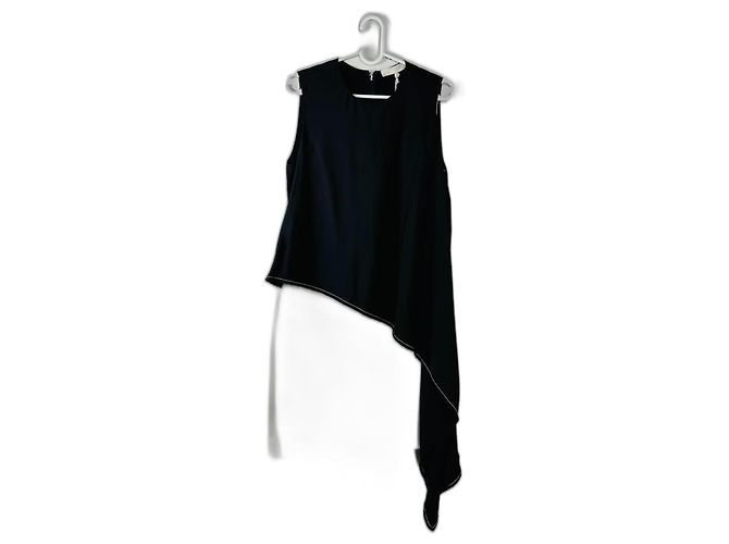 Vanessa Bruno Denice Kleid Schwarz Weiß Viskose