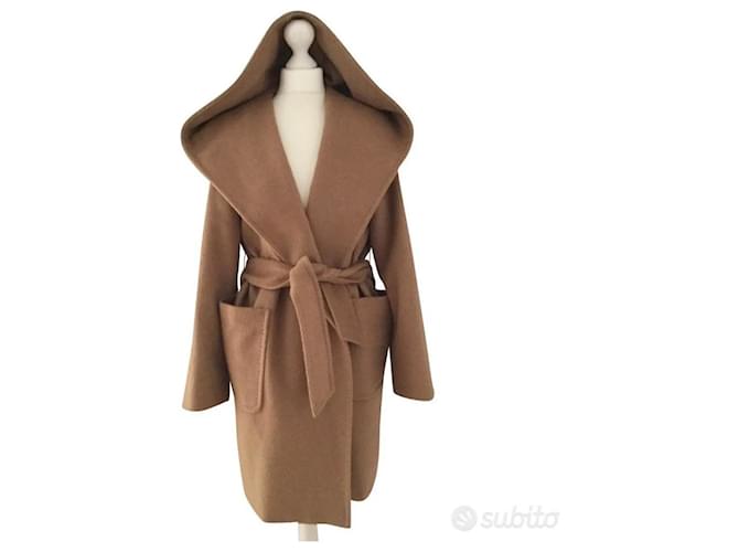 Autre Marque Intred coat with belt Brown Wool  ref.1034031