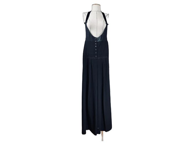 Marithé et François Girbaud Jumpsuit Black Wool