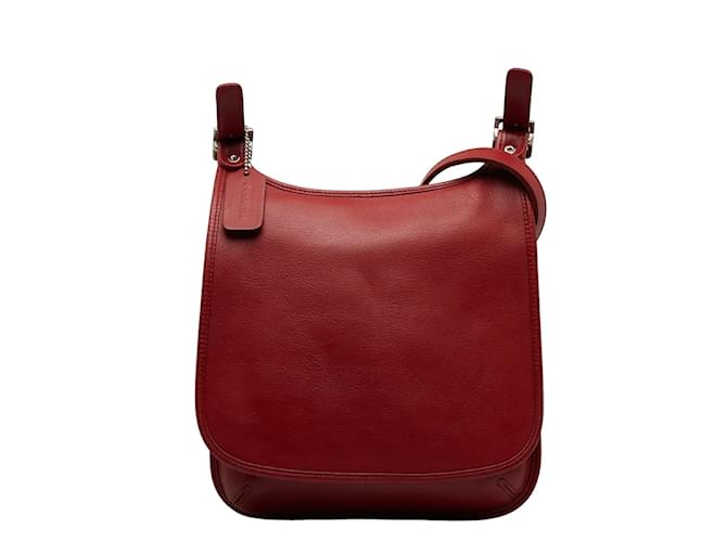 Buy the Coach Women's Red/Orange Zebra Striped Canvas Hand Bag Purse w/  White Leather Trim | GoodwillFinds