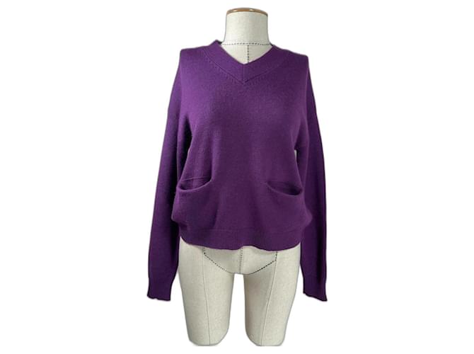 FTC Knitwear Purple Cashmere Lyocell  ref.1034146