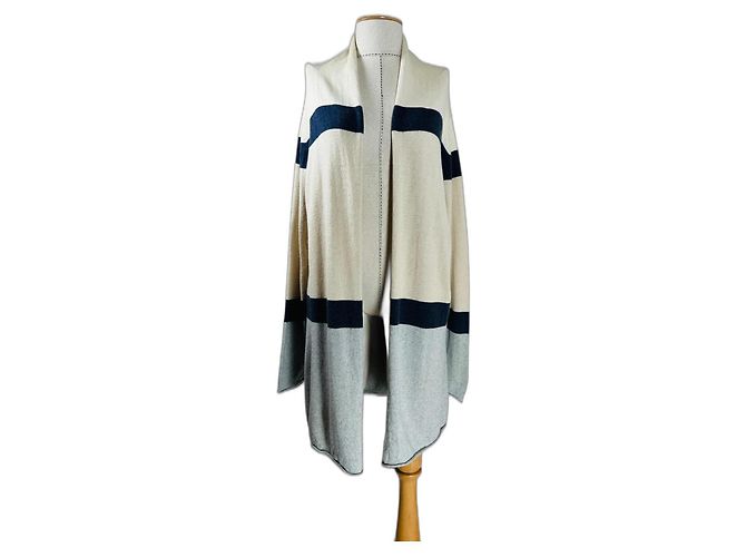 Autre Marque Adagio Strickjacke aus Seide und Kaschmir mehrfarbig Mehrfarben
