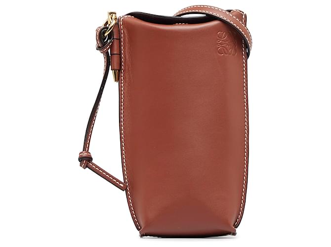 LOEWE - Gate Pocket leather shoulder bag