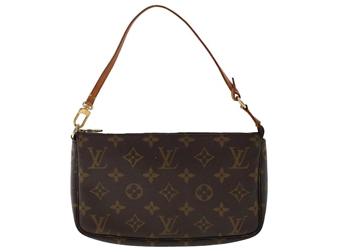 Louis Vuitton Pochette Accessoires Brown Cloth  ref.1034254
