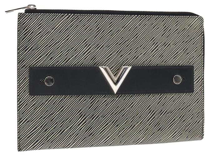 Louis Vuitton Pochette Pratt Cuir Gris  ref.1034258