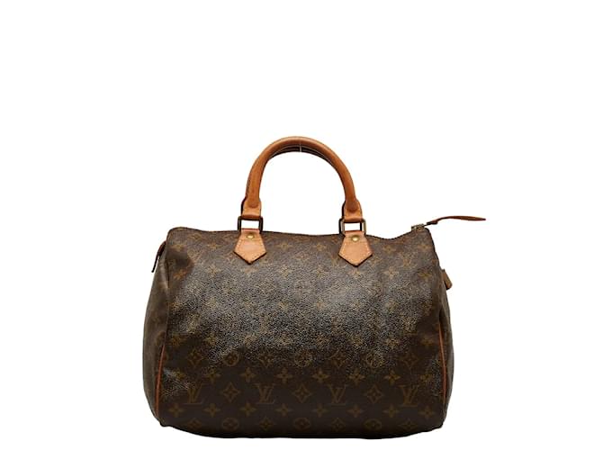 Louis Vuitton Monogram Speedy 30 M41526 Brown Cloth ref.1034408 - Joli  Closet