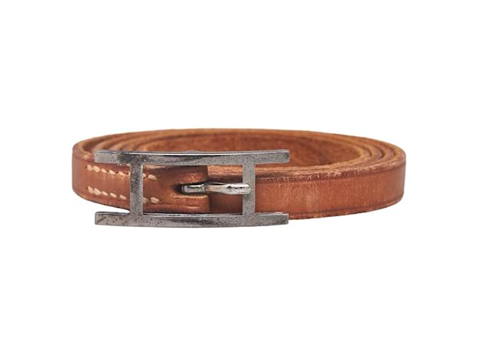 Hermès hapi 3 Bracelet Brown Leather  ref.1034426