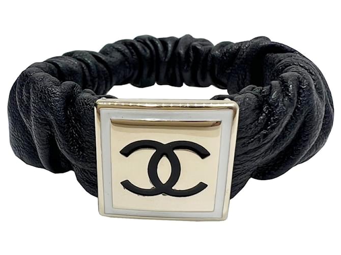 Chanel COCO Mark Black Leather  ref.1034560