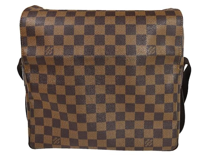 Louis Vuitton Naviglio Brown Cloth  ref.1034569