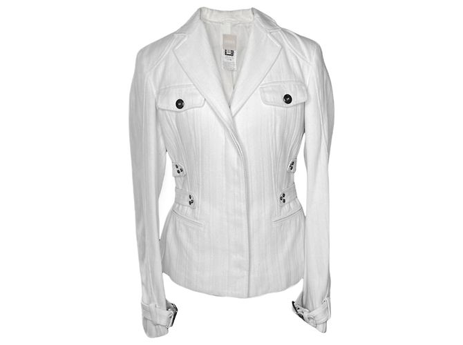 Blazer Versace de algodón blanco S 