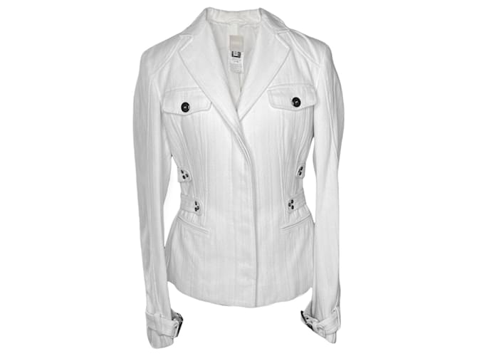 VERSACE Jackets S  White Cotton  ref.1034917