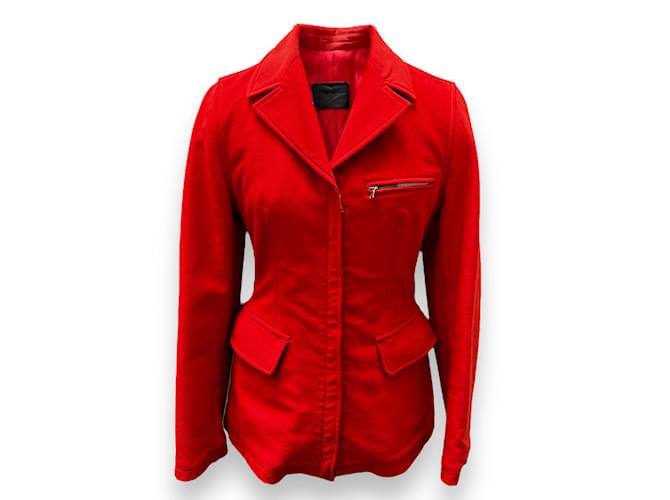 PRADA Jackets M  Red Cotton  ref.1034918