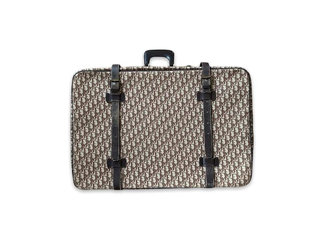 Christian Dior DIOR Handbags   Brown Cloth  ref.1034945