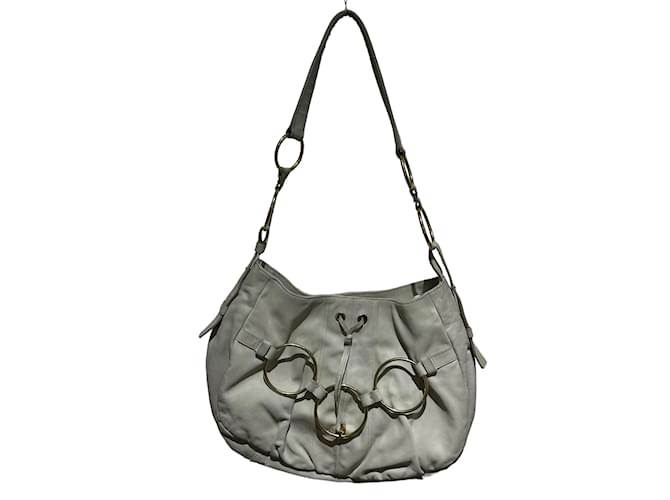 YVES SAINT LAURENT Handbags   White Leather  ref.1034949