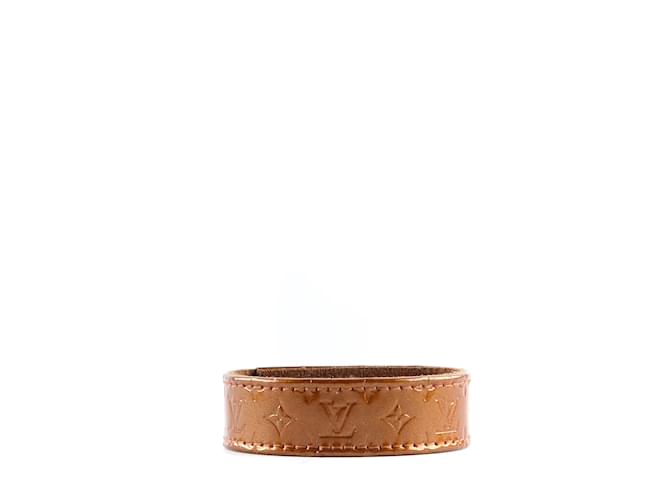 LOUIS VUITTON  Bracelets T.  leather Brown  ref.1035008