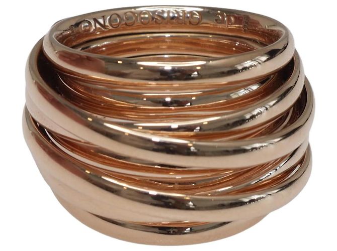 de Grisogono Rose Gold Alegra Dome Ring Golden