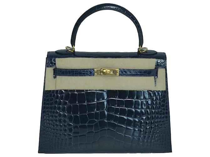 Hermes Kelly Depeches 25 Pouch Black Galop D'Hermes Gold in 2023