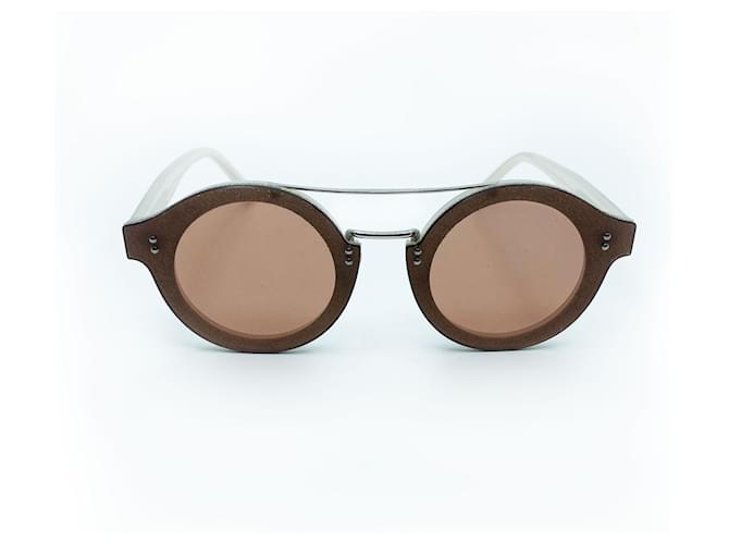 Jimmy Choo Montie Glitter Frame Sunglasses Plastic  ref.1035441