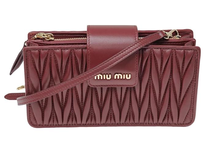 Miu Miu Pattina Nappa Studded Black Leather Shoulder Bag ref