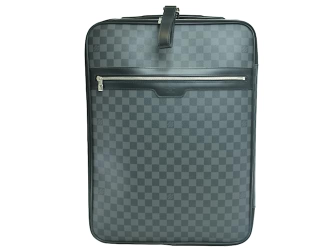 Louis Vuitton Damier Grafite Pegase Legere 55 bagagem Lona  ref.1035690