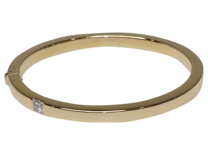 Cartier Bracciale rigido con diamanti taglio principessa giallo Metallo  ref.1035761