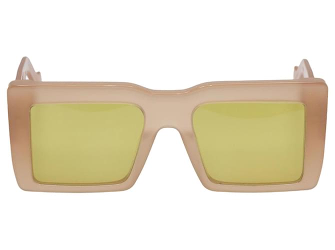 Loewe Beige Square Frame Sunglasses  ref.1035955