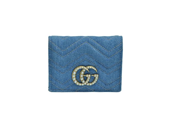 Marmont Denim Pearl Wallet