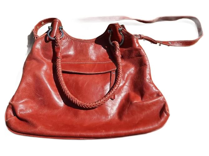 CAROLL Handbags Red Leather  ref.1036226
