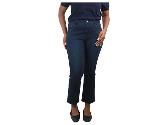 Frame Denim Blue indigo stretch bootcut jeans - size 32 Cotton  ref.1036310