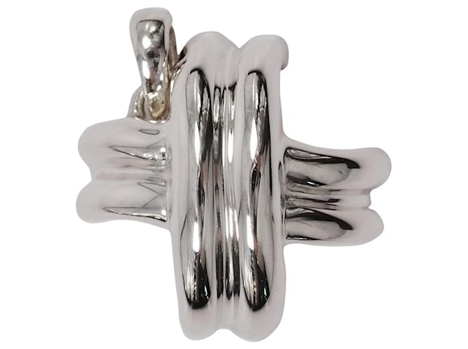 Tiffany & Co Signature Silvery Silver  ref.1036391