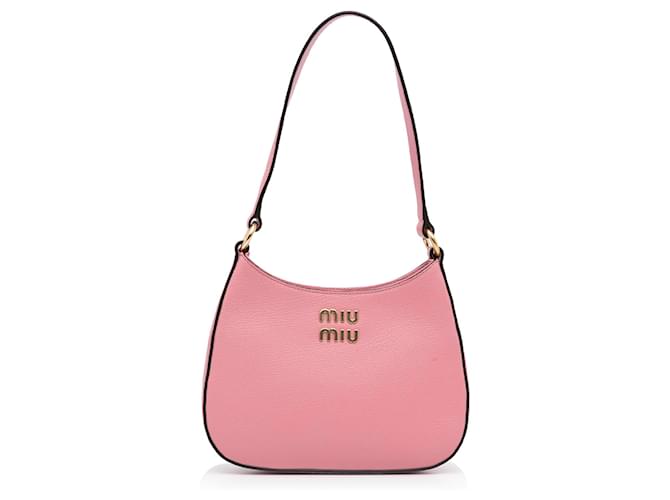 Miu Miu Pre-owned Madras Shoulder Bag - Pink