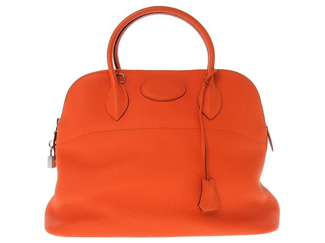 Hermès Hermes Bolide Orange Leather  ref.1036606